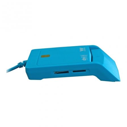 Woxter Combo PE26-146 Lector de DNI y tarjetas USB 2.0 Azul